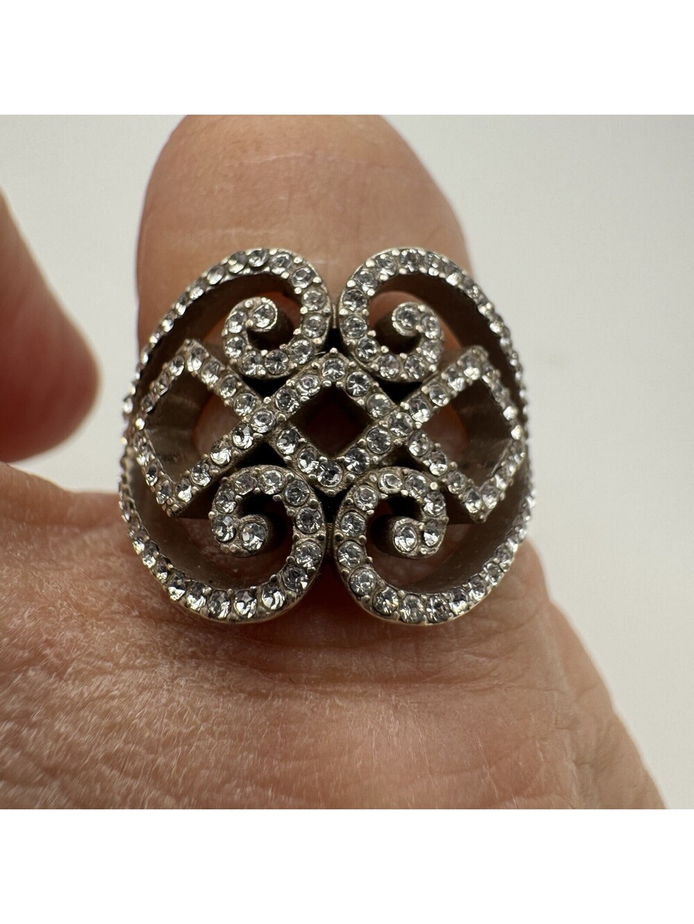 Brighton Illumina TAMAL Open work Scroll Design Ring Boho Size 9